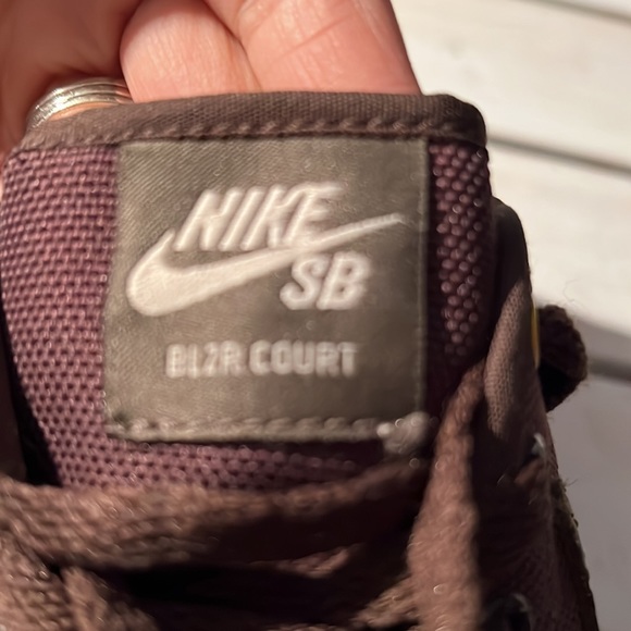 NIKE SB BLAZER COURT “Daan Van Der Linden” BROWN/OLIVE MENS  SZ 7.5 - Picture 8 of 8